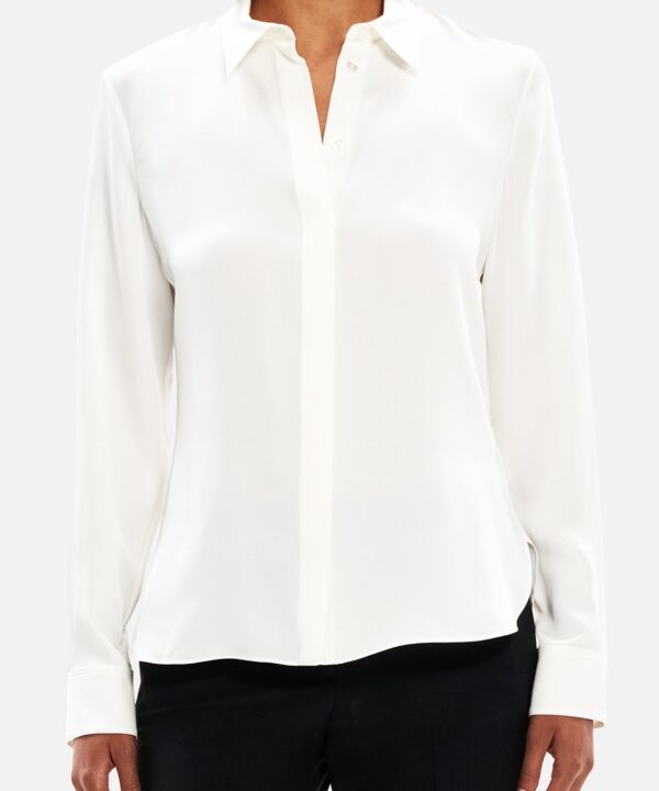 Alternative view of Classic Fitted Shirt in Silk Georgette