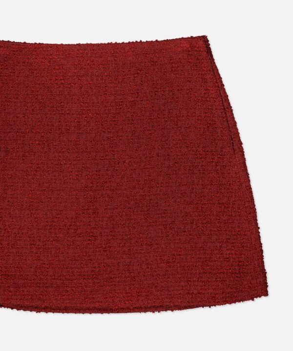 Clean Tweed Mini Skirt - Image 3