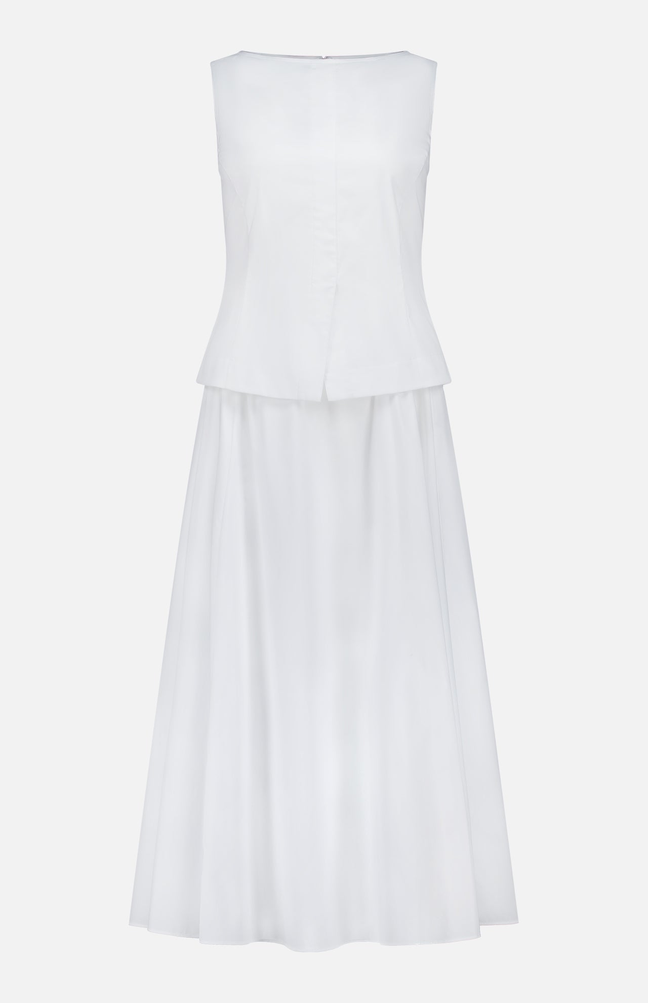 Boatneck Set Midi Dress