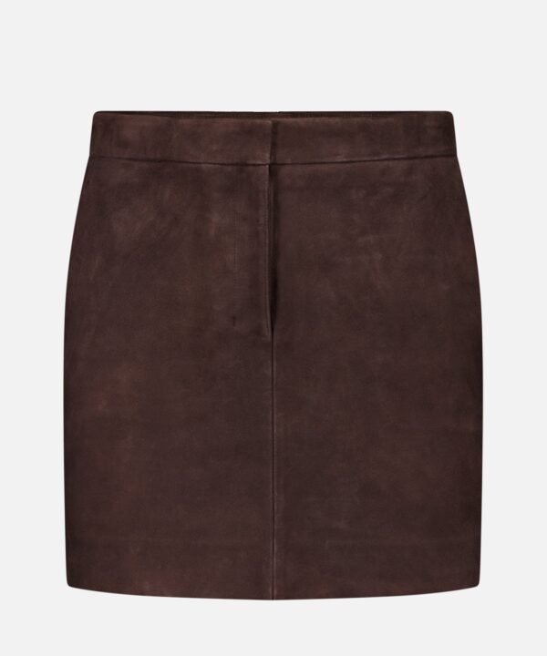 Lamb Leather Mini Trouser Skirt