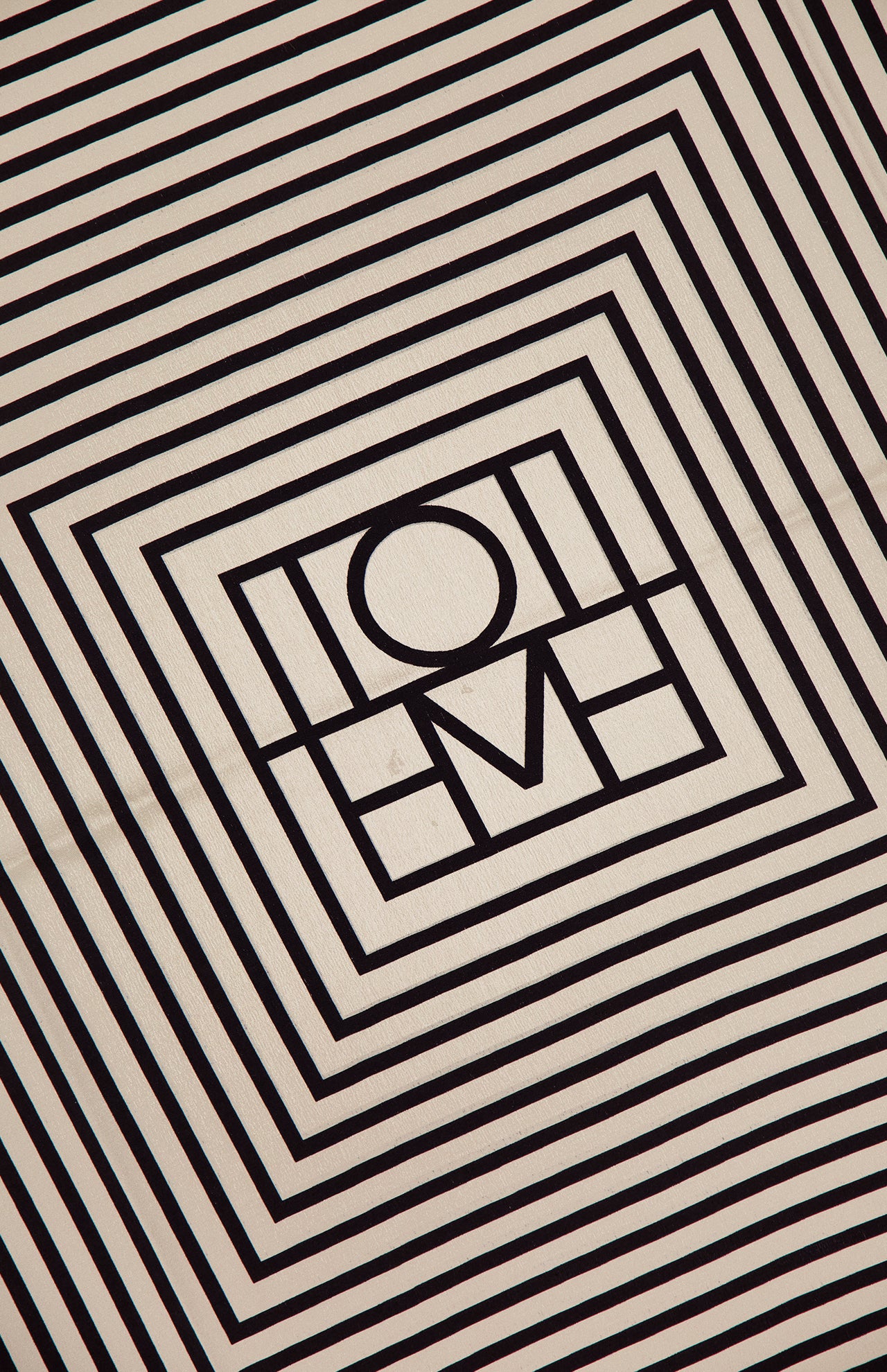 Centered Monogram Silk Scarf - Image 2