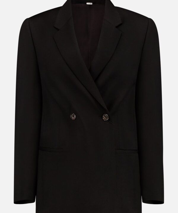 Double-Breasted Vent Blazer
