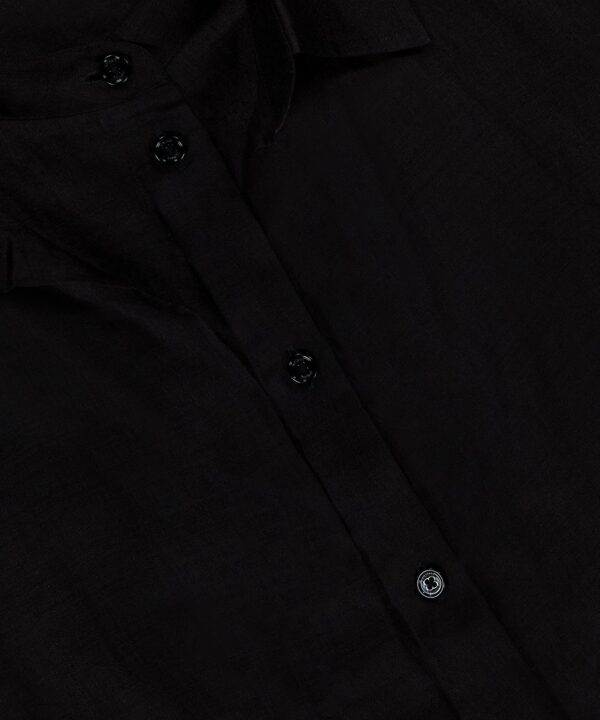 Alternative view of Double Collar Semi-sheer Shirt