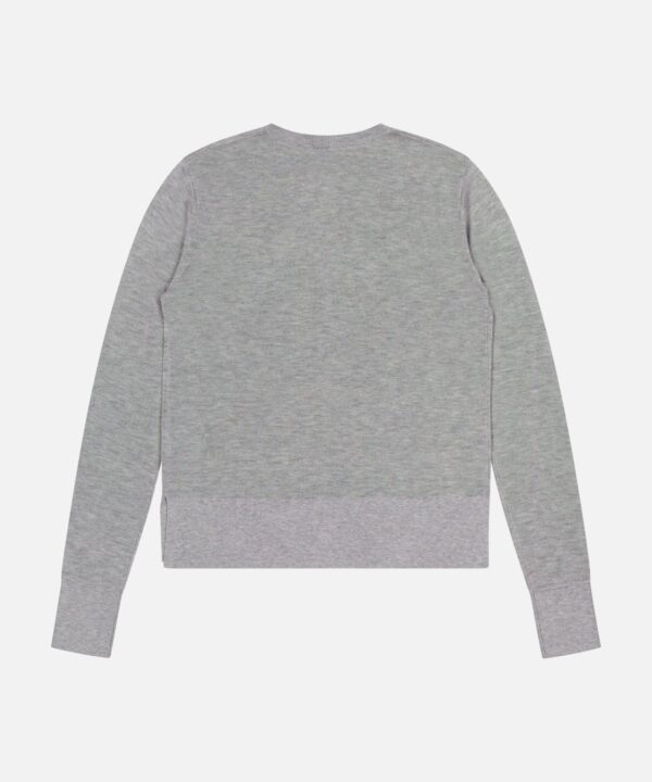 Fine Knit Side Slit Cardigan - Image 3