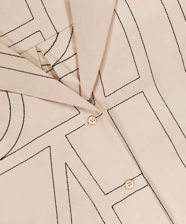 Monogram Silk PJ Top - Image 2