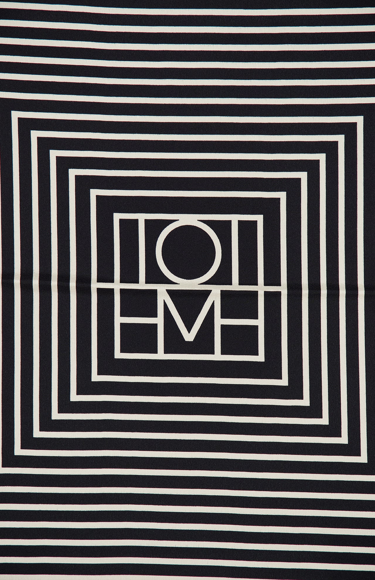 Centered Monogram Silk Scarf - Image 4