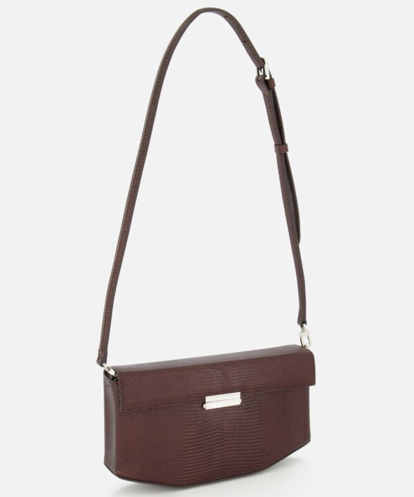 Toteme Clip Lizard-Embossed Shoulder Bag - Image 3