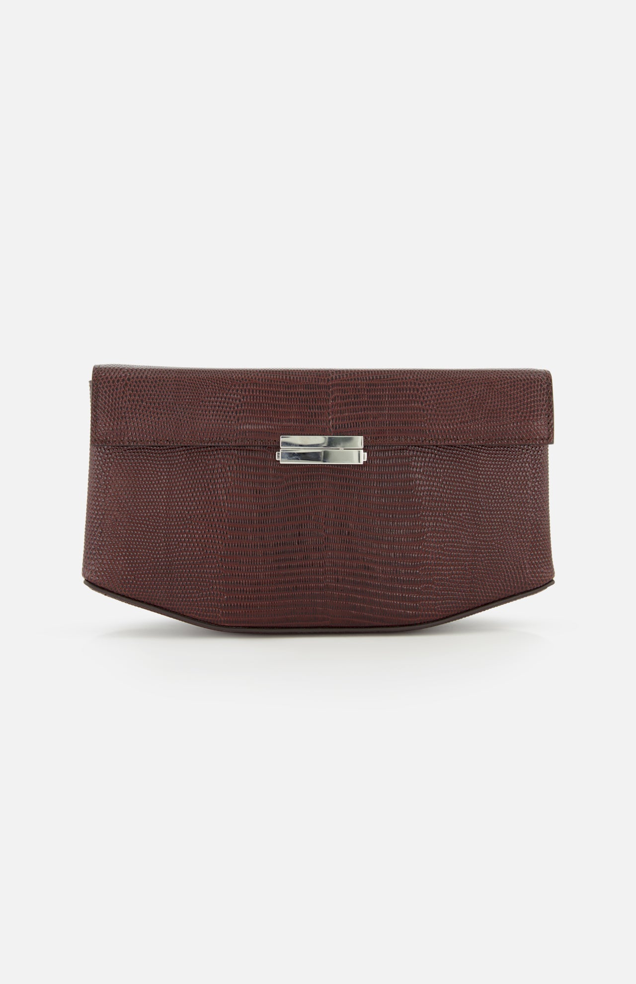 Toteme Clip Lizard-Embossed Shoulder Bag