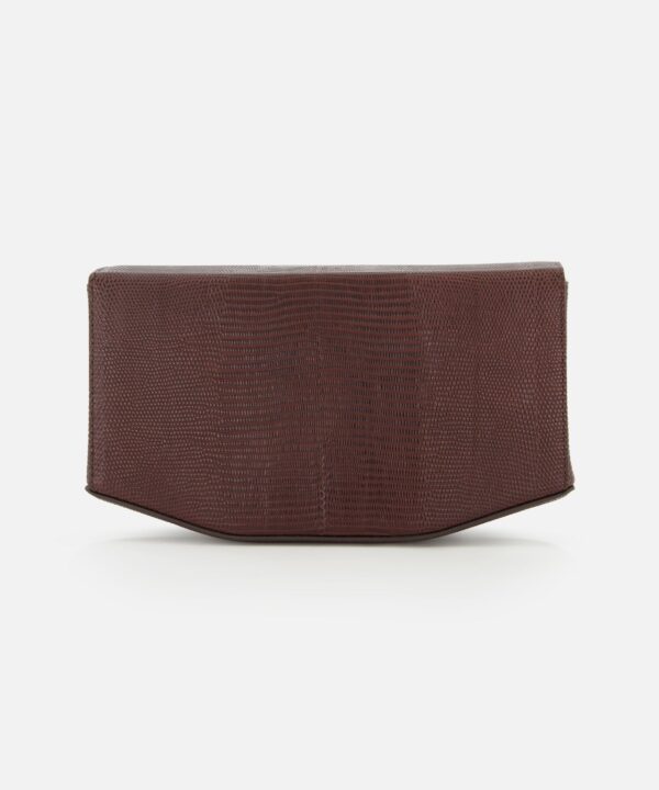 Alternative view of Toteme Clip Lizard-Embossed Shoulder Bag