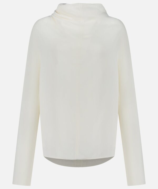 Cowl Neck Long Sleeve Blouse