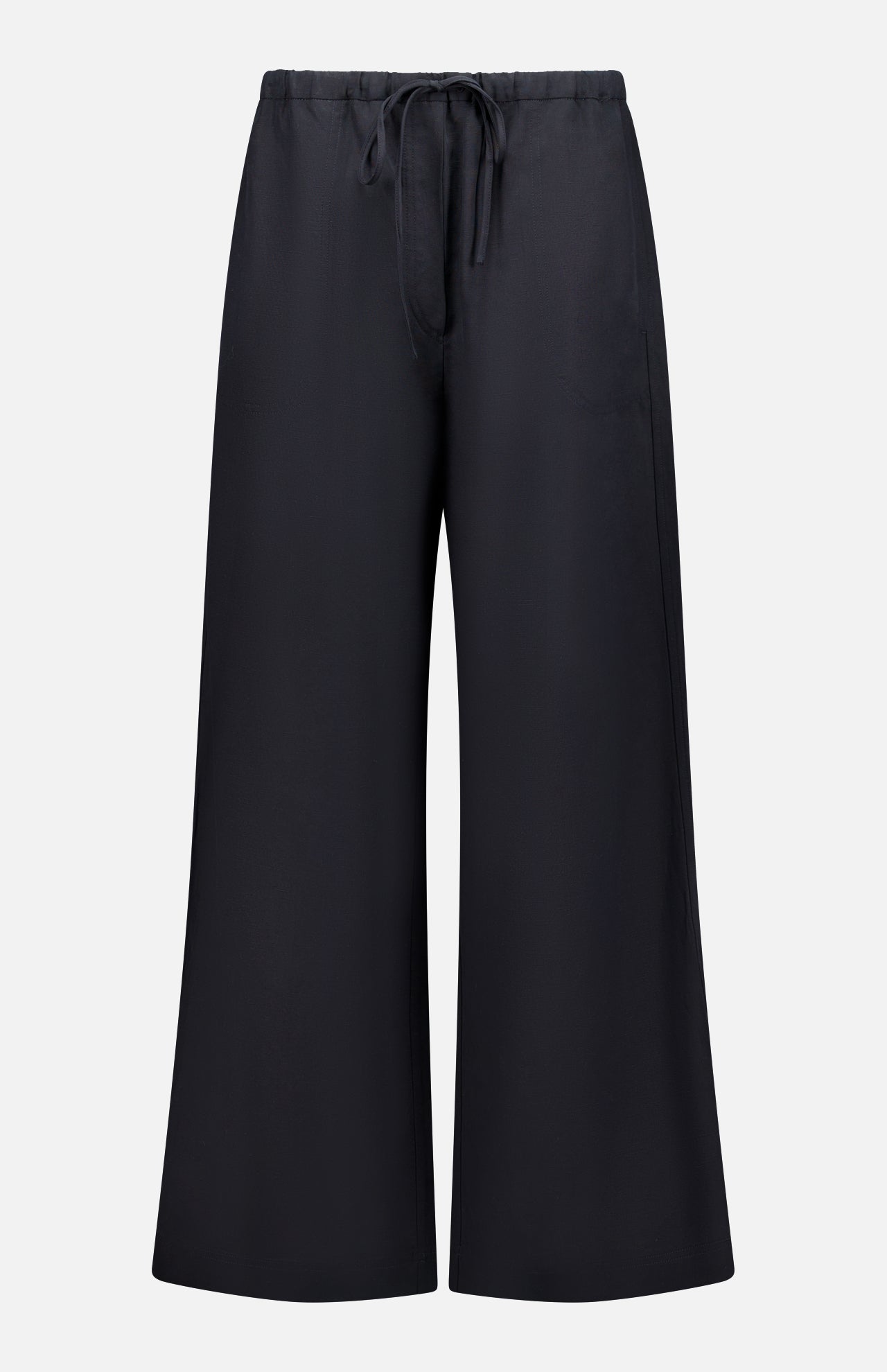 Fluid Drawstring Trouser Pants
