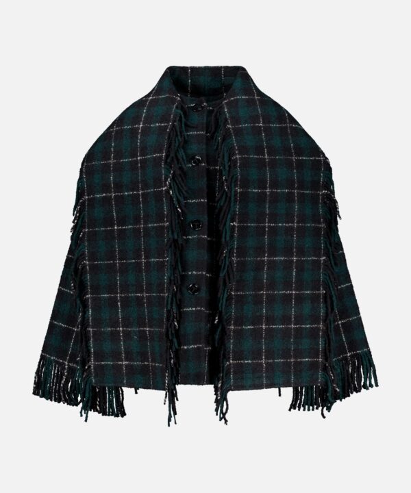 Fringed Scarf Jacket