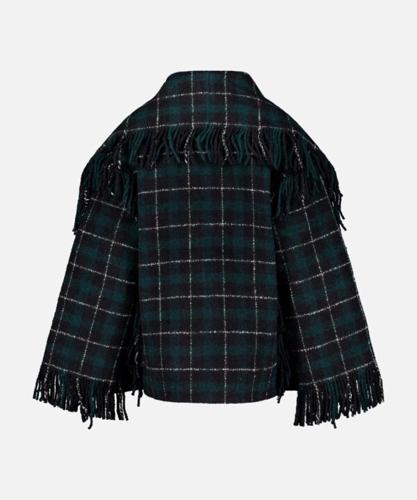 Fringed Scarf Jacket - Image 3