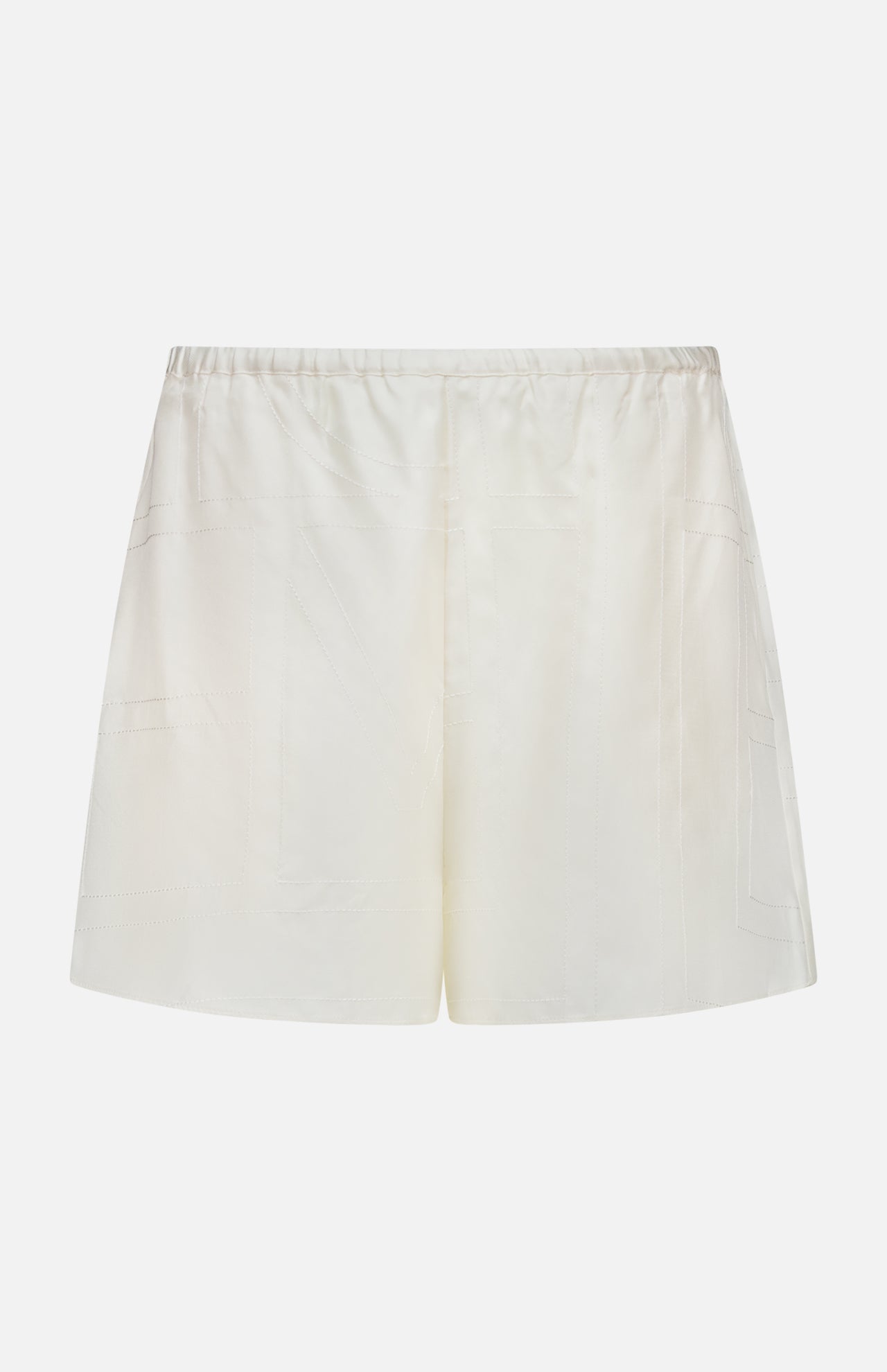 Monogram Silk PJ Shorts