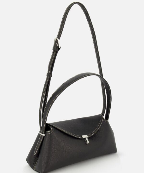 Alternative view of Toteme T-Lock Grained Leather Shoulder Bag
