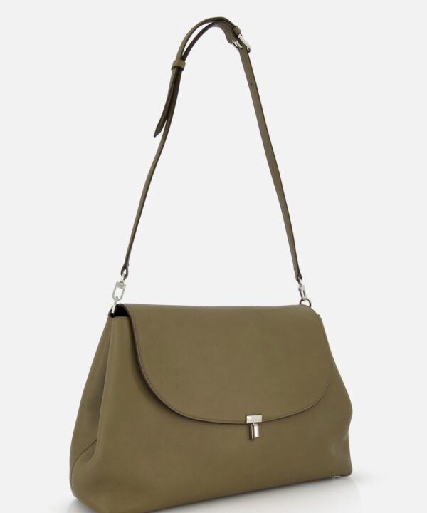 Alternative view of T-Lock Leather Satchel Bag