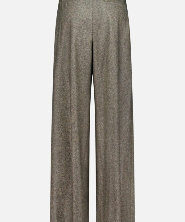 Avery Herringbone Wide Leg Trouser - Image 5