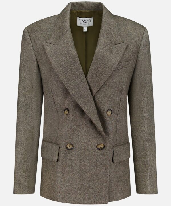 Harper Herringbone Blazer