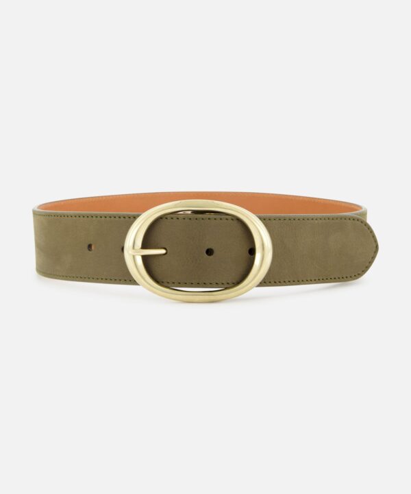 Wide Leather Belt