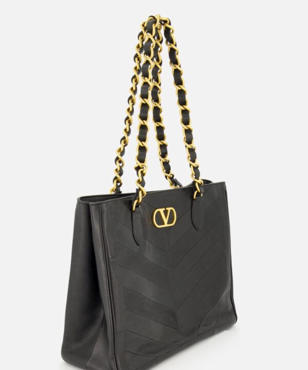 Alternative view of Valentino Garavani Laseine Chevron Tote Bag