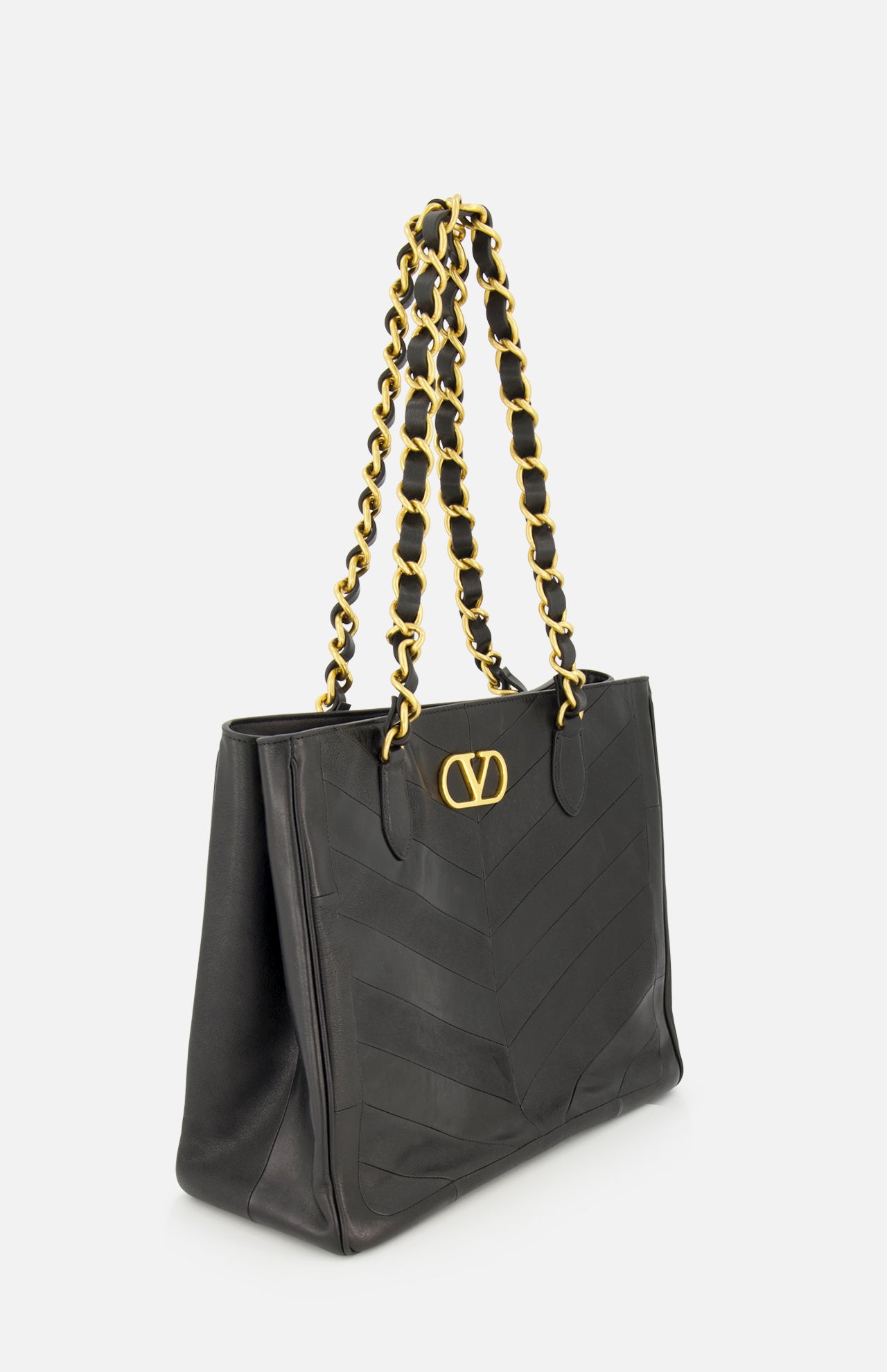 Valentino Garavani Laseine Chevron Tote Bag - Image 2