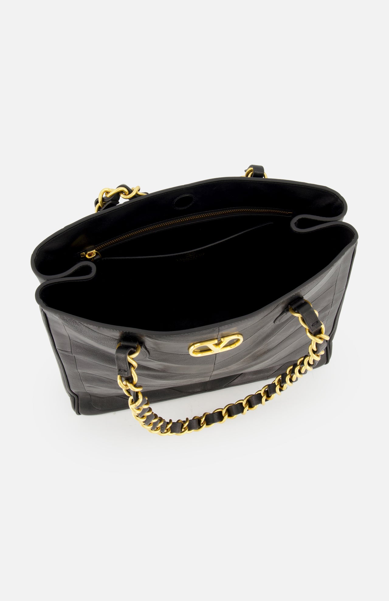 Valentino Garavani Laseine Chevron Tote Bag - Image 3