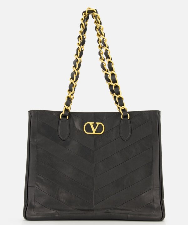 Valentino Garavani Laseine Chevron Tote Bag