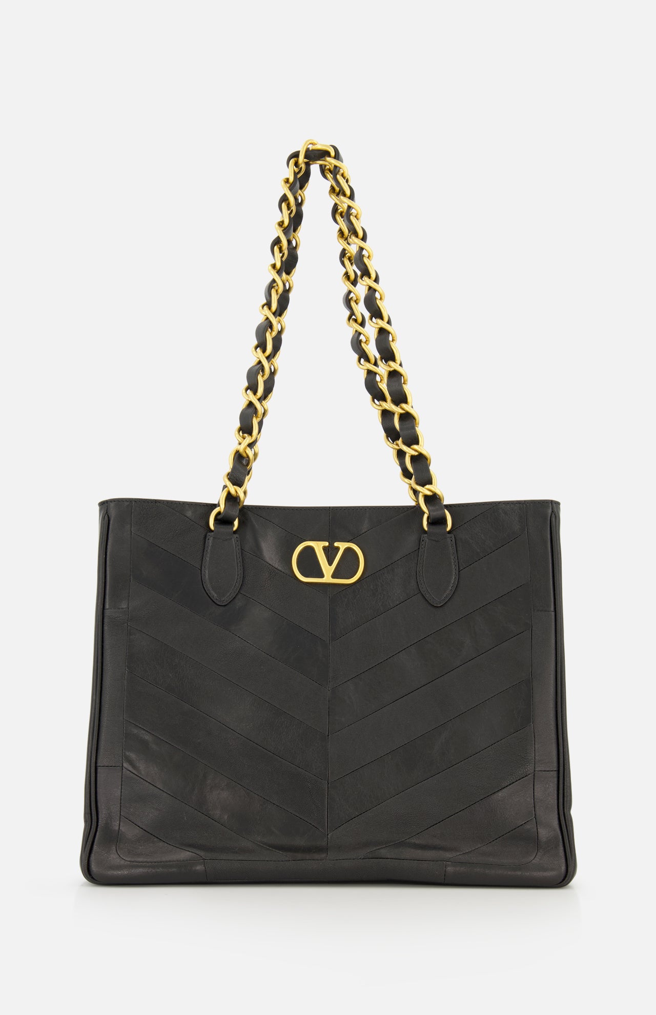 Valentino Garavani Laseine Chevron Tote Bag