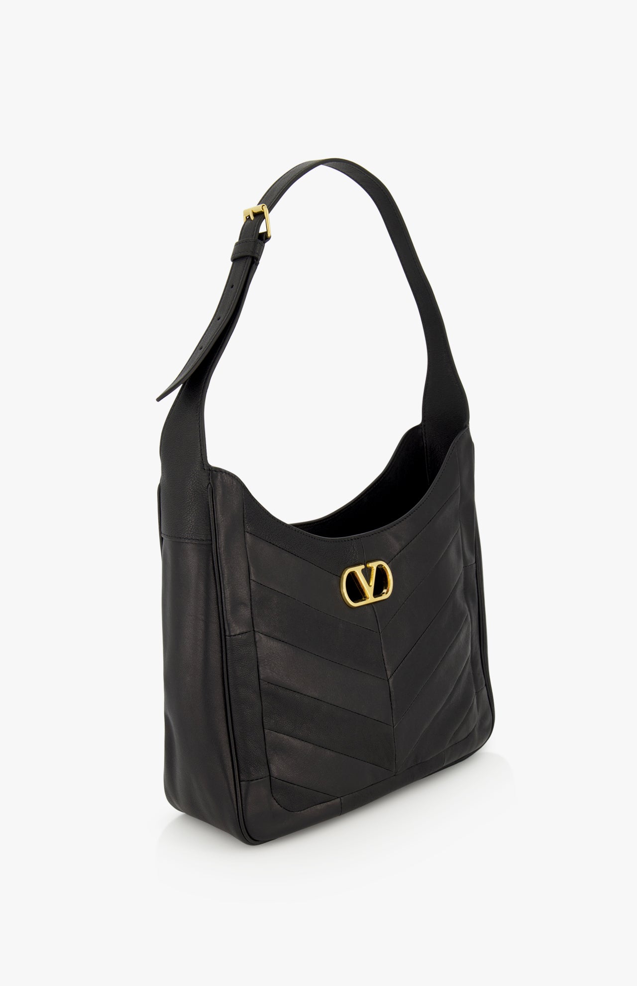 Valentino Garavani Loise Medium Leather Hobo Bag - Image 2
