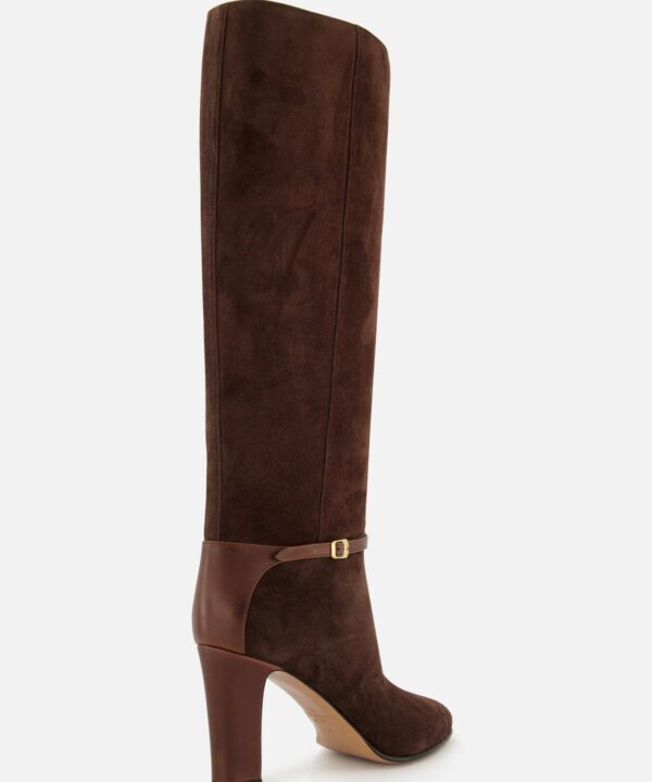 Pattie Suede Ankle Strap Boot - Image 3