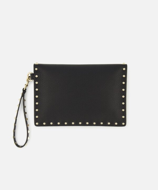 Valentino Garavani Rockstud Medium Flat Pouch - Image 3
