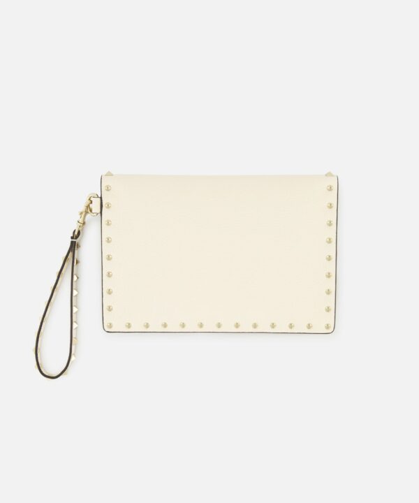 Valentino Garavani Rockstud Medium Flat Pouch - Image 3