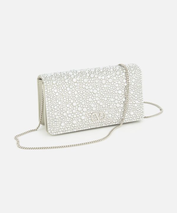 Alternative view of Valentino Garavani VLogo Signature Swarovski Crystals Mini Bag