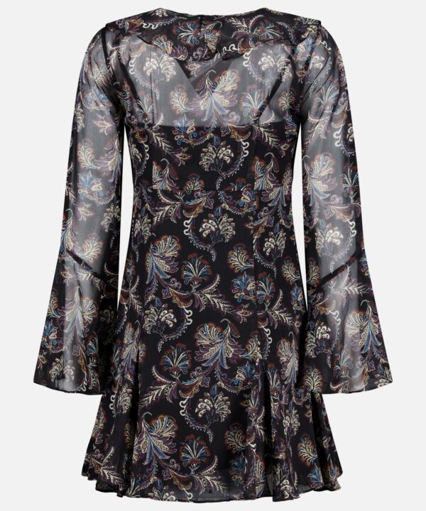 Adrienne Paisley Mini Dress - Image 3