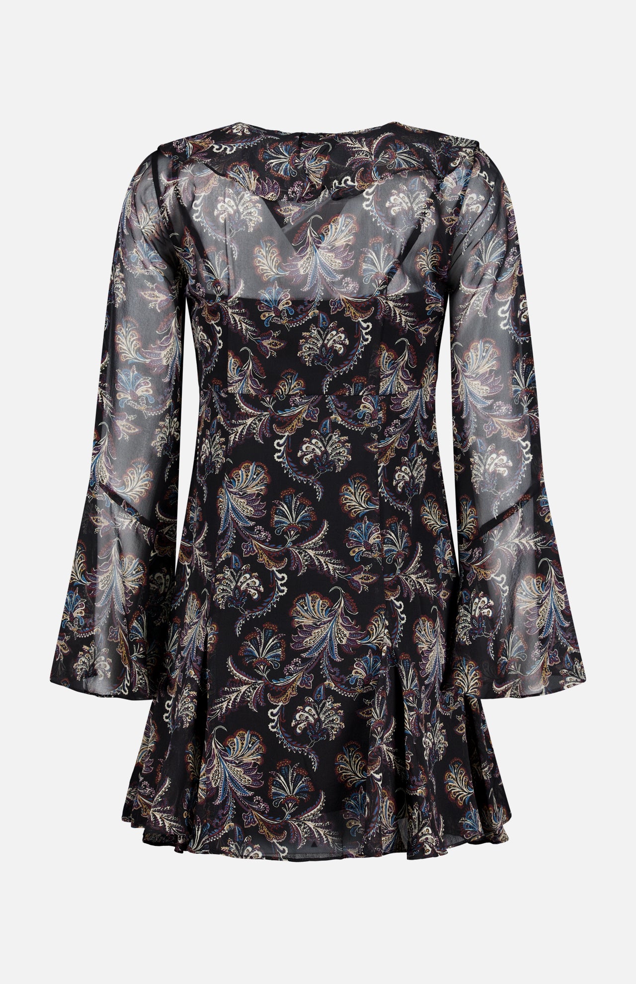 Adrienne Paisley Mini Dress - Image 3