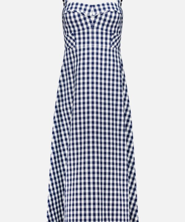 Aila Gingham Seersucker Dress