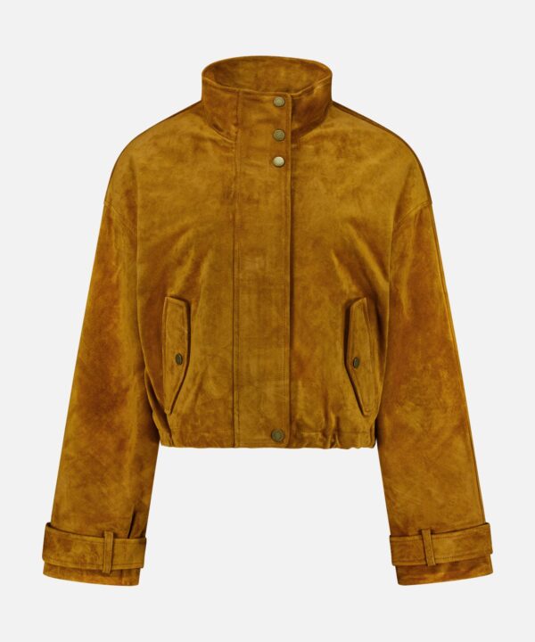 Bateman Cropped Suede Jacket