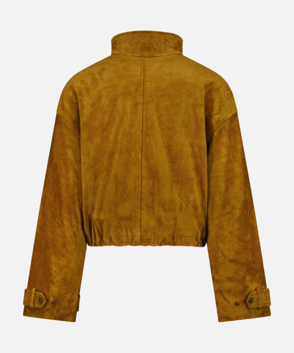 Bateman Cropped Suede Jacket - Image 3