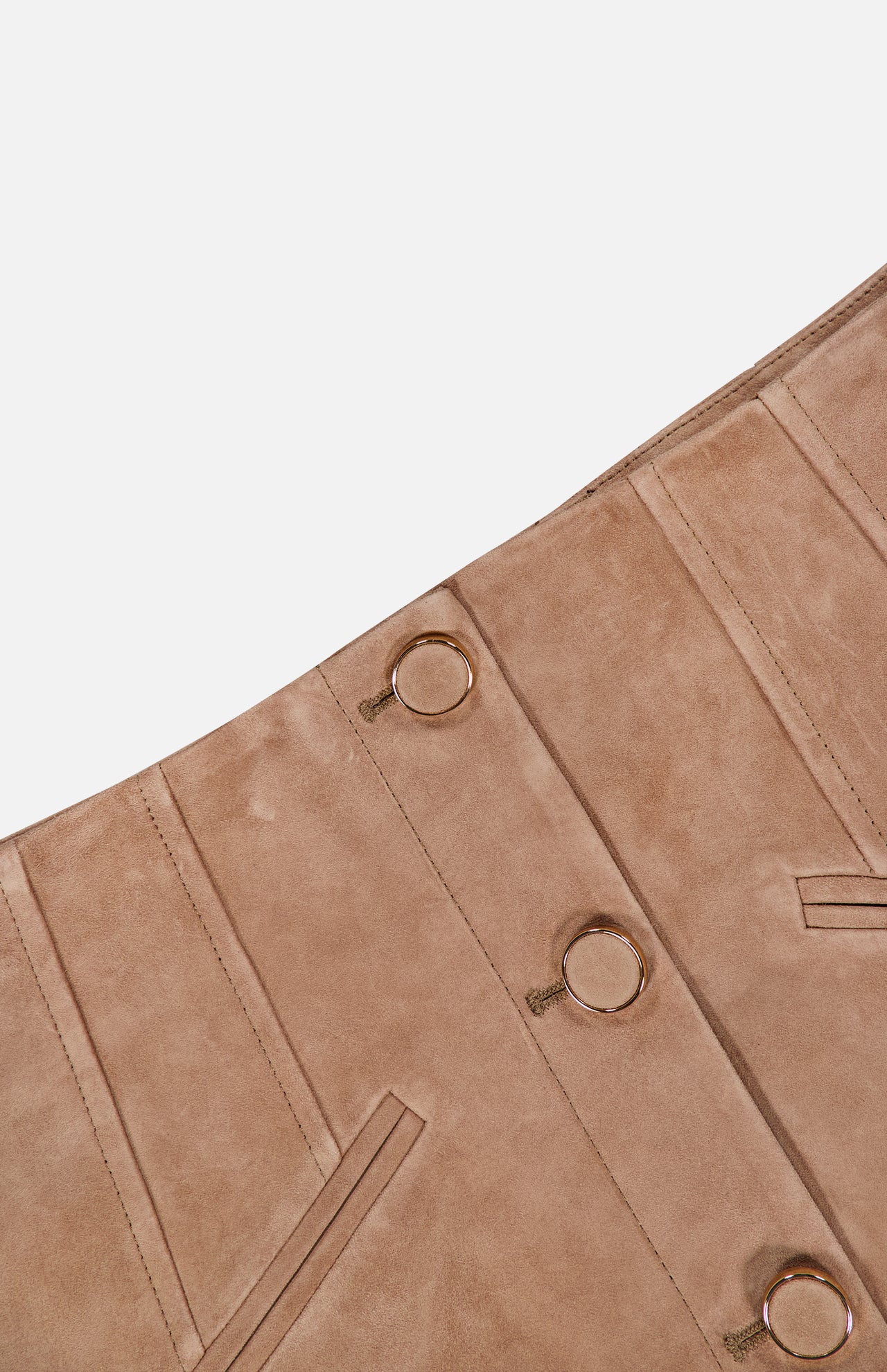Callisian Leather Midi Skirt - Image 2