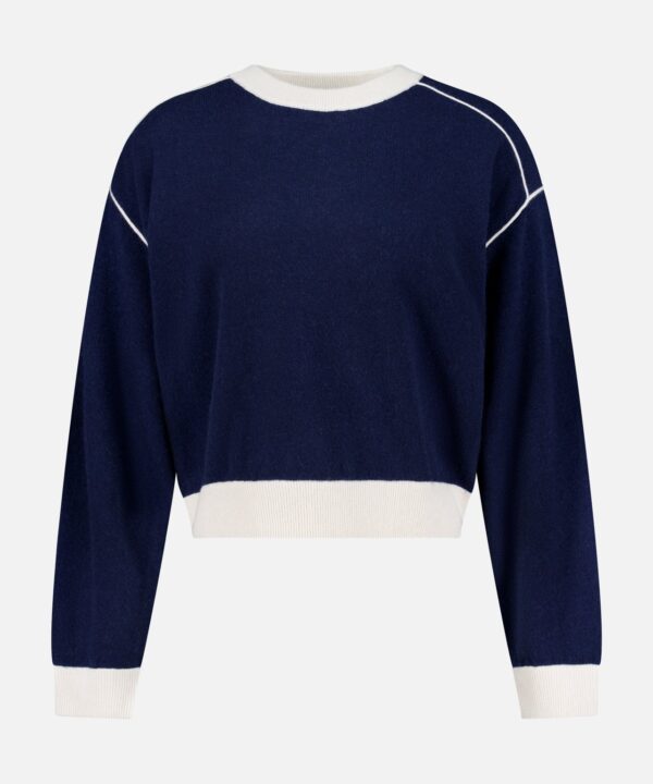 Cashmere Blend Relaxed Crewneck Sweater