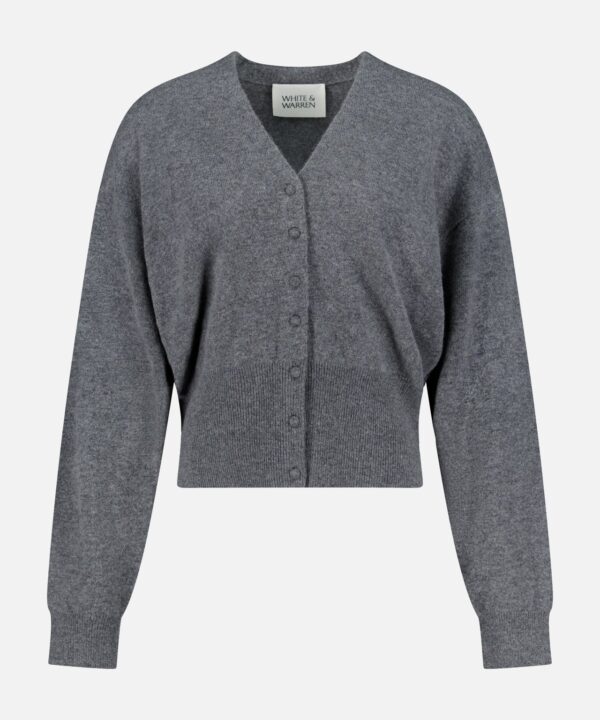 Cashmere Deep V-neck Cardigan