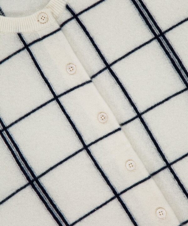 Alternative view of Cashmere Windowpane Cardigan Sweater