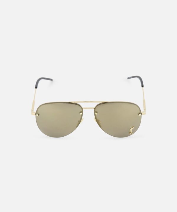 Aviator Gold Rimless Sunglasses