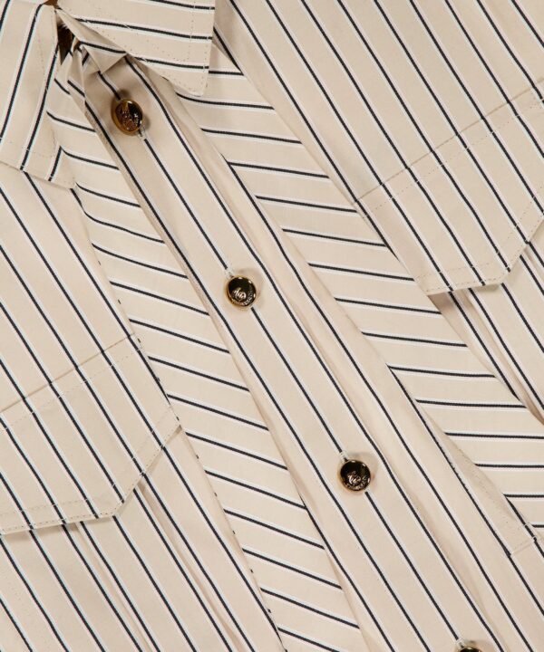 Alternative view of Memento Utility Stripe Necktie Shirt