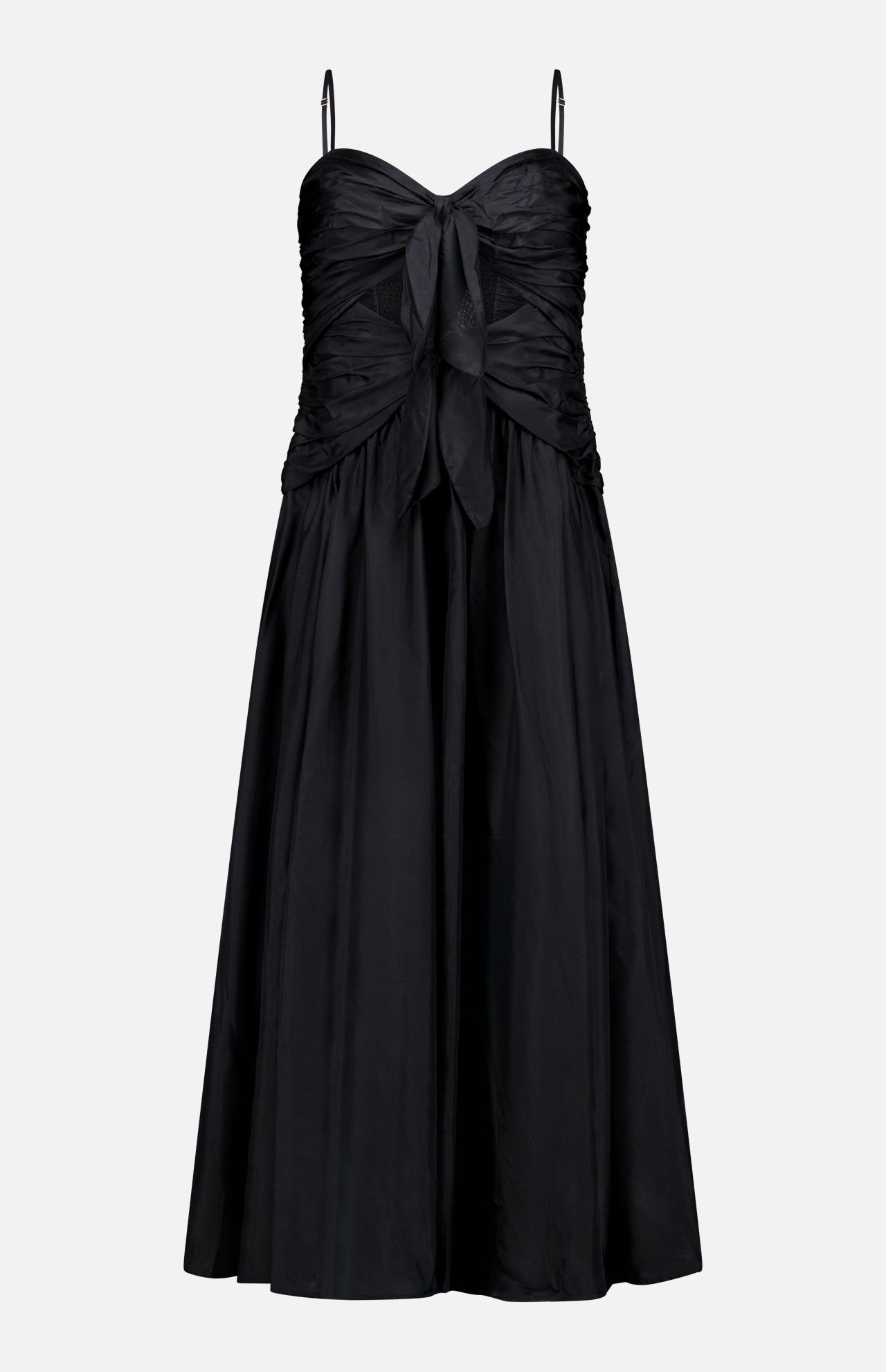 Aster Scarf Silk Midi Dress
