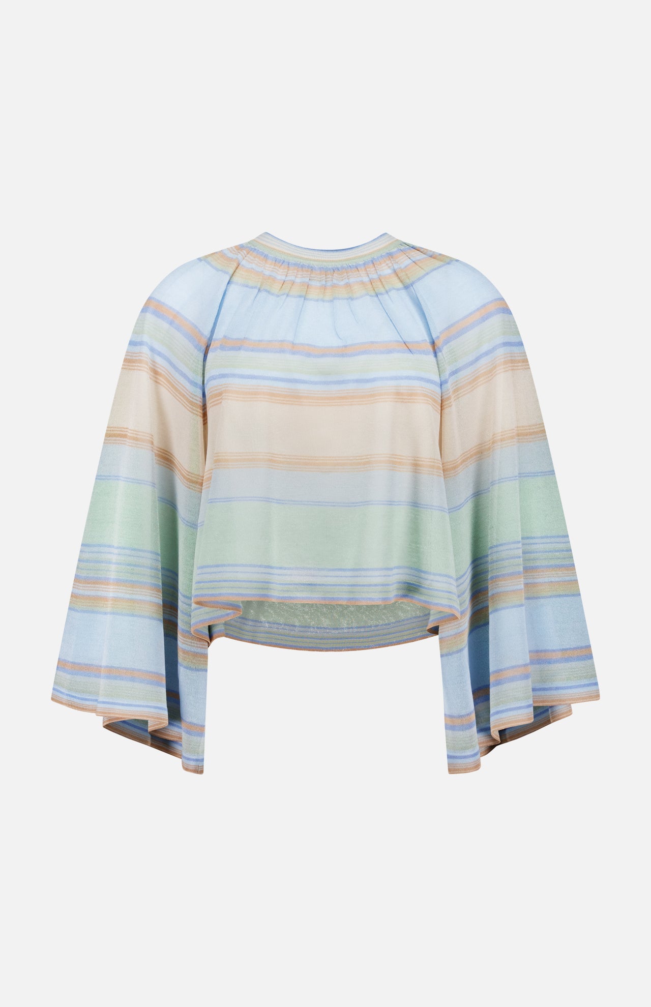 Indra Stripe Bell Sleeve Top