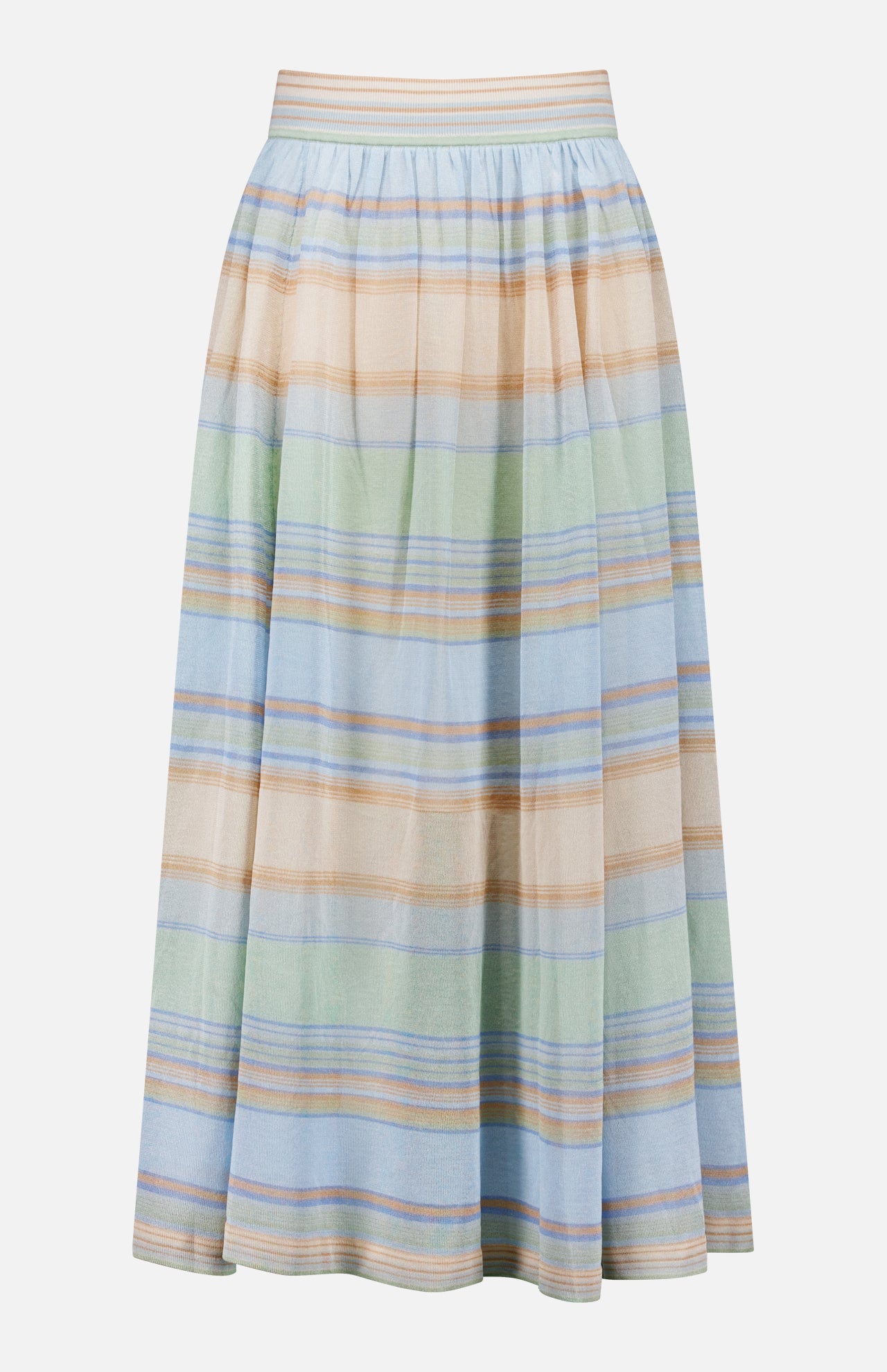 Indra Stripe Circle Skirt