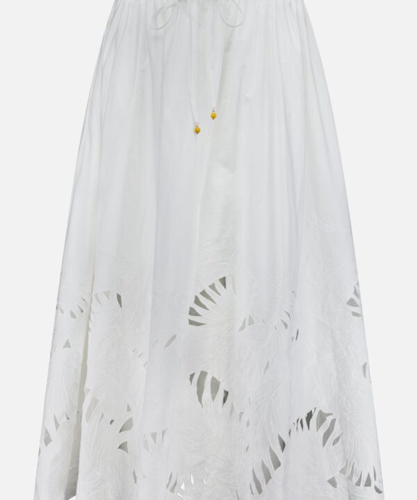 Mahon Embroidered Midi Skirt