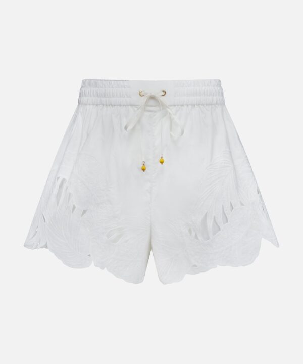 Mahon Embroidered Drawstring Short